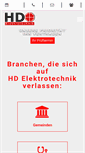 Mobile Screenshot of hd-elektrotechnik.com